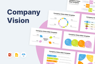 Company Vision Infographic Templates