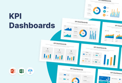KPI Dashboards PowerPoint Templates by Infograpify