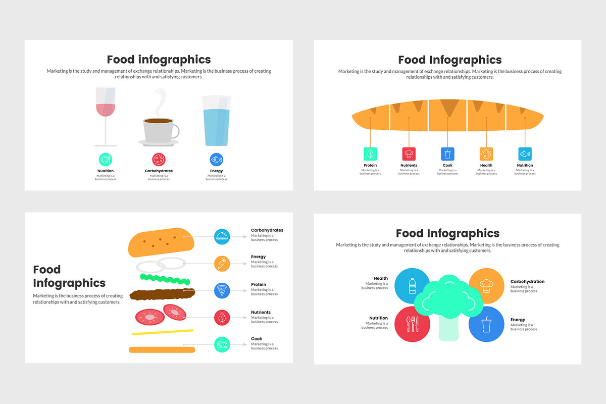 infographic on food