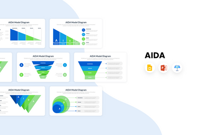 PPT AIDA Infographics Templates for PowerPoint, Keynote, Google Slides