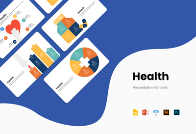 PPT Health Diagram Infographics Templates for PowerPoint, Keynote, Google Slides, Adobe Illustrator, Adobe Photoshop