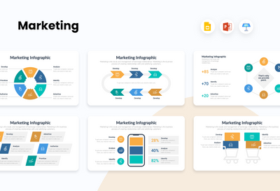PPT Marketing Diagrams Templates for PowerPoint, Keynote, Google Slides