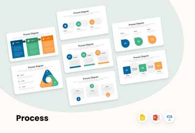 PPT Process Diagrams Templates for PowerPoint, Keynote, Google Slides
