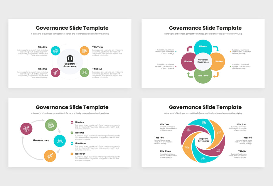 Governance Infographic Templates