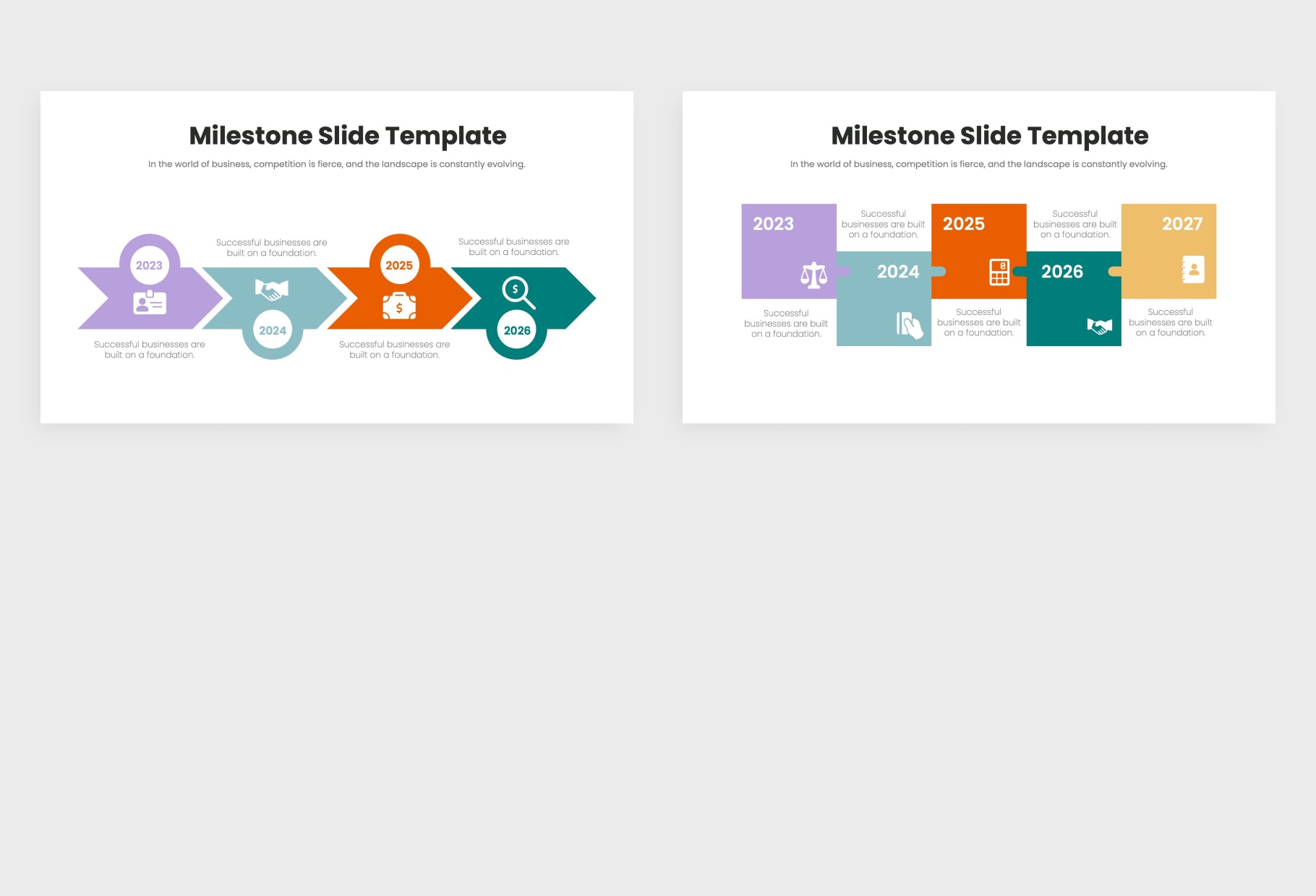 Milestone Infographic Templates – infograpify