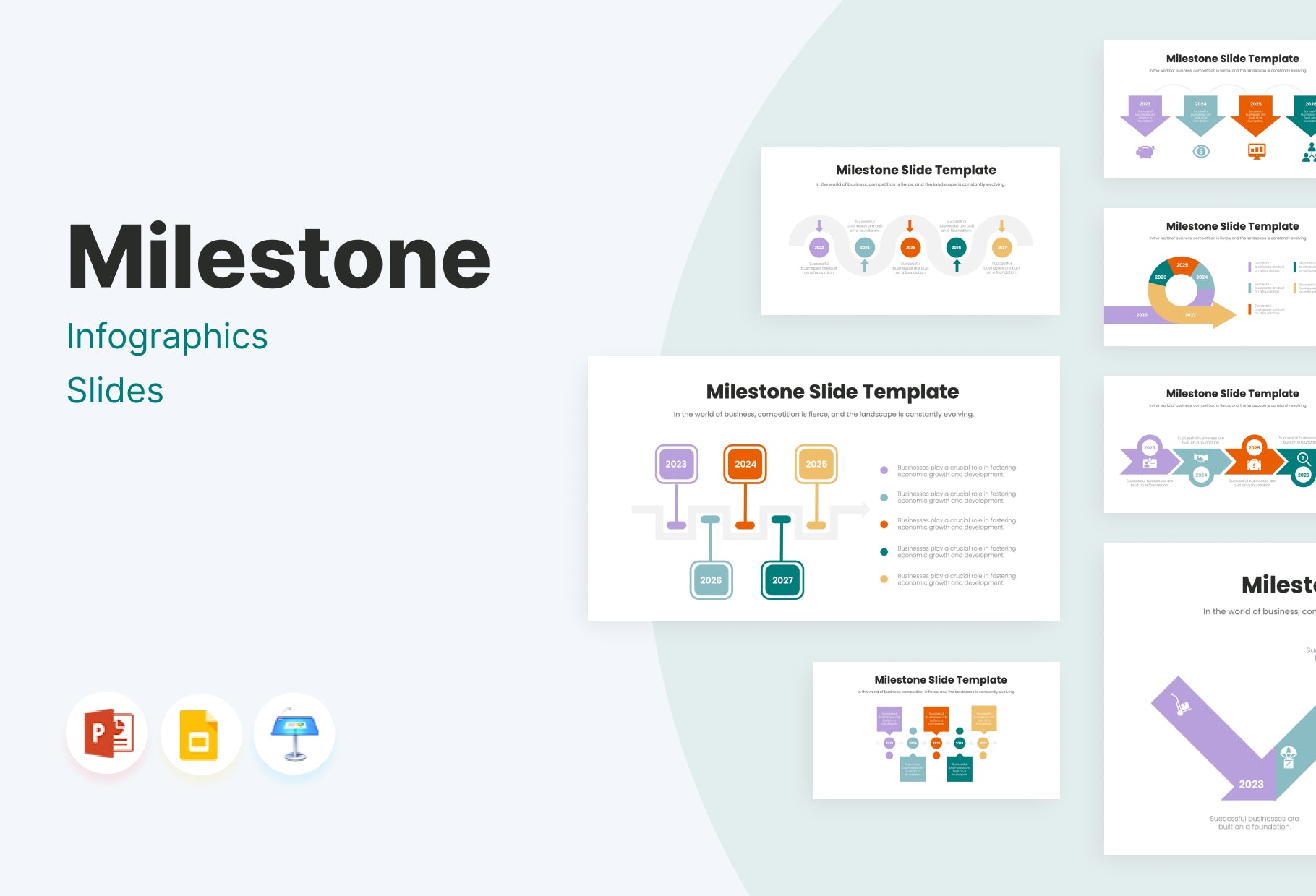 Milestone Infographic Templates – infograpify