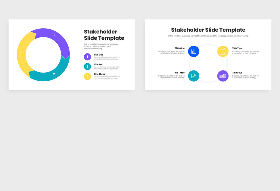 Stakeholder Infographic Templates