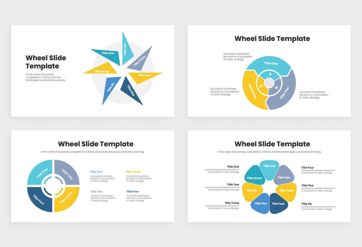 Wheel Infographic Templates Infograpify