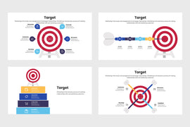 PPT Target Infographics Templates for PowerPoint, Keynote, Google Slides, Adobe Illustrator, Adobe Photoshop