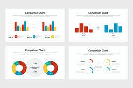 PPT Comparison Charts Infographics Templates for PowerPoint, Excel