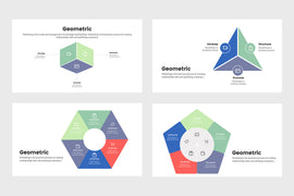 PPT Geometric Infographics Templates for PowerPoint, Keynote, Google Slides, Adobe Illustrator, Adobe Photoshop