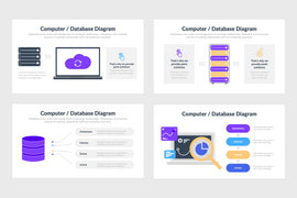 PPT Computer and Database Infographics Templates for PowerPoint, Keynote, Google Slides, 
