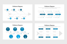 PPT Fishbone Diagrams Infographics Templates for PowerPoint, Keynote, Google Slides
