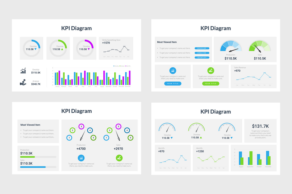 Kpi Inforgraphics KPI Dashboard Infographics PPT – infograpify