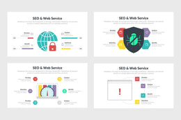 PPT SEO And Web Service Infographics Templates for PowerPoint, Keynote, Google Slides, Adobe Illustrator, Adobe Photoshop