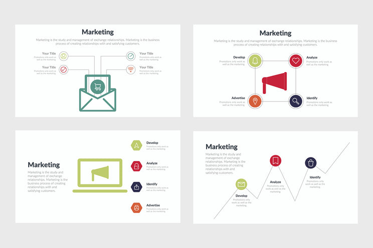 PPT Marketing Infographics Templates for PowerPoint, Keynote, Google Slides, Adobe Illustrator, Adobe Photoshop