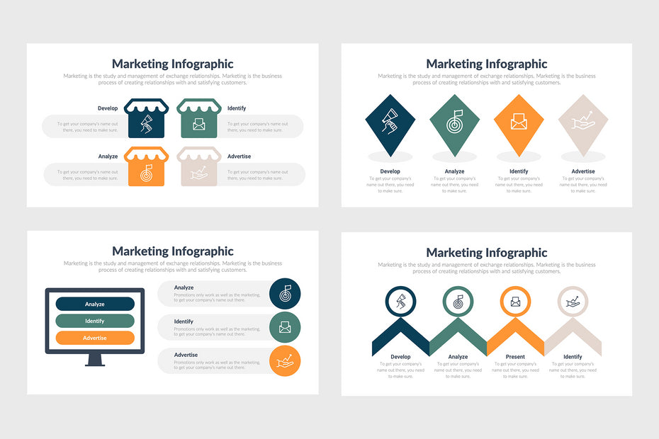 PPT Marketing Diagrams Templates for PowerPoint, Keynote, Google Slides