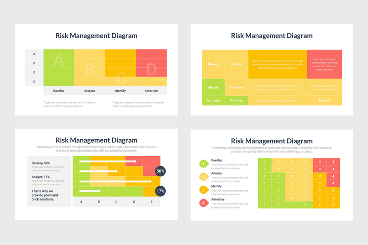 PPT Risk Management Diagrams Templates for PowerPoint, Keynote, Google Slides