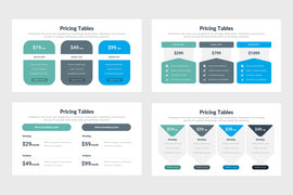 PPT Pricing Tables Infographics Templates for PowerPoint, Keynote, Google Slides