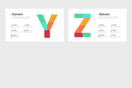  Alphabet Infographics Templates for PowerPoint Keynote Google Slides