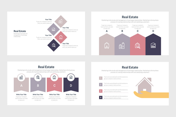 PPT Real Estate Diagrams Templates for PowerPoint, Keynote, Google Slides