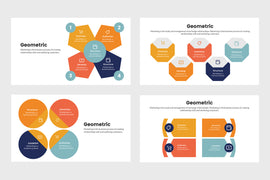 PPT Geometric Infographics Templates for PowerPoint, Keynote, Google Slides, Adobe Illustrator, Adobe Photoshop