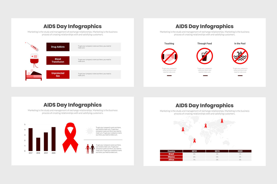AIDS Day Infographics