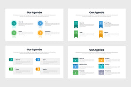 PPT Agenda Infographics Templates for PowerPoint Keynote Google Slides