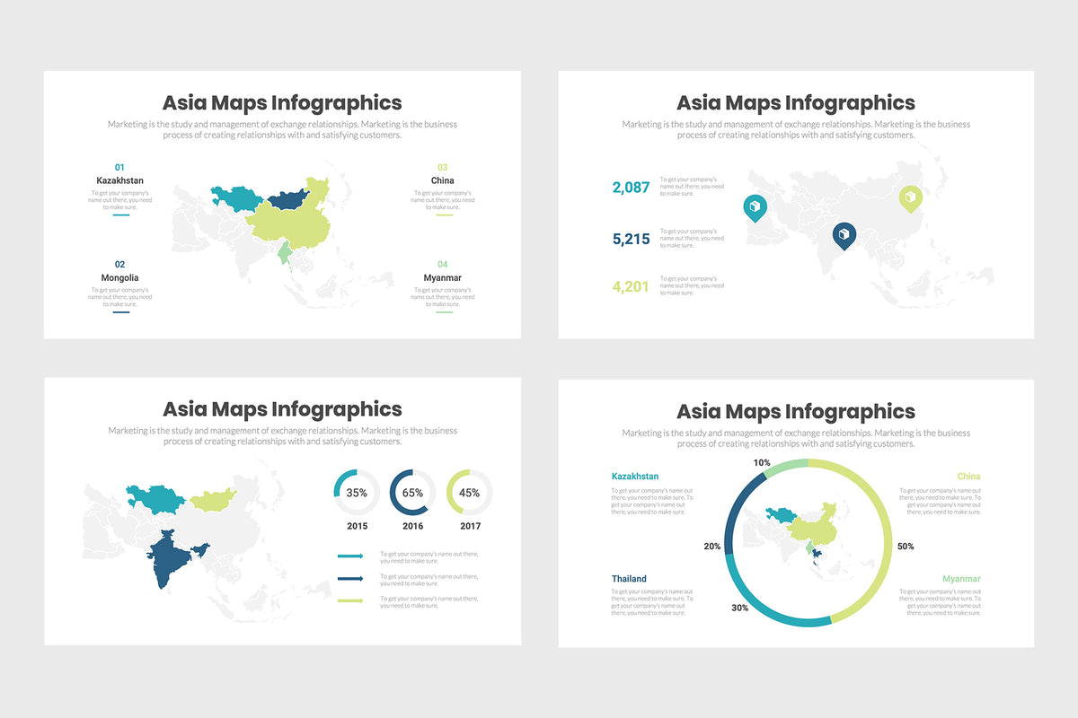 Asia Maps Infographics – infograpify