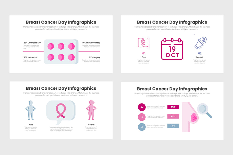Breast Cancer Day Infographics