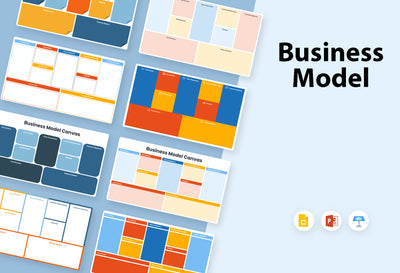 Business Model Canvas Infographics