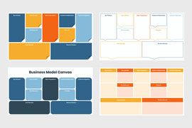 Business Model Canvas Infographics