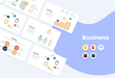 Business Model Diagram Templates for PowerPoint, Keynote, Google Slides, Adobe Illustrator, Adobe Photoshop 