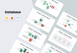 PPT Computer and Database Infographics Templates for PowerPoint, Keynote, Google Slides, 