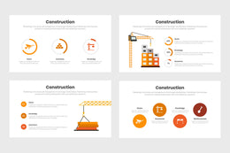 PPT Construction Infographics Templates for PowerPoint, Keynote, Google Slides,
