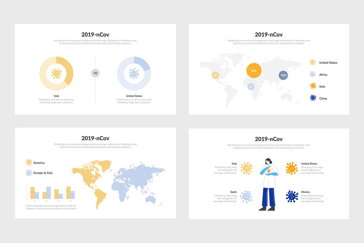PPT Coronavirus Infographics Templates for PowerPoint, Keynote, Google Slides, 