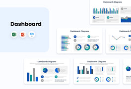 PPT Dashboard Infographics Templates for PowerPoint, Excel, Keynote