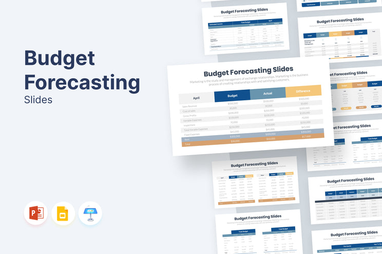 Budget Forecasting Infographics
