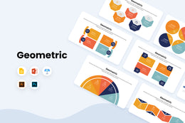 PPT Geometric Infographics Templates for PowerPoint, Keynote, Google Slides, Adobe Illustrator, Adobe Photoshop