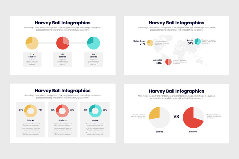 Harvey Ball Infographics