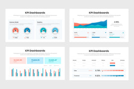 PPT KPI Dashboard Templates for PowerPoint, Keynote, Google Slides