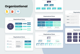 PPT Organizational Charts Diagrams Templates for PowerPoint, Keynote, Google Slides