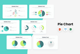 PPT Pie Charts Infographics Templates for PowerPoint, Keynote, Excel
