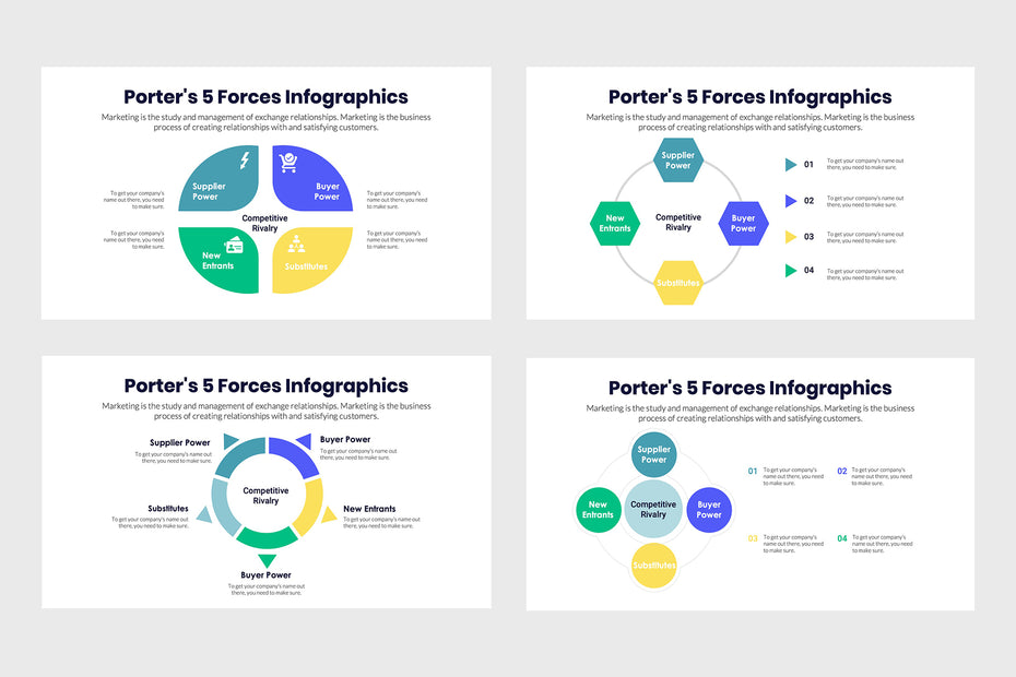 Force Infographic Example Porters 5 Forces Infographics – infograpify
