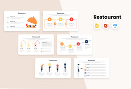PPT Restaurant Diagrams Templates for PowerPoint, Keynote, Google Slides