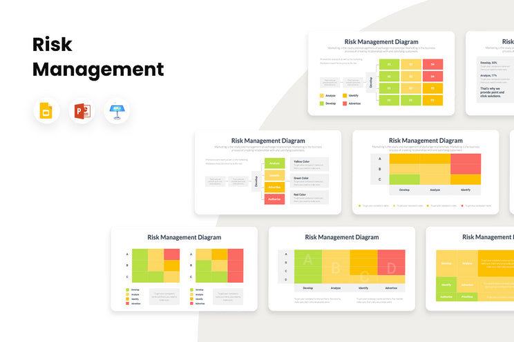 PPT Risk Management Diagrams Templates for PowerPoint, Keynote, Google Slides