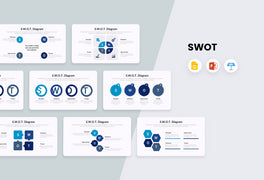 PPT SWOT Diagrams Templates for PowerPoint, Keynote, Google Slides