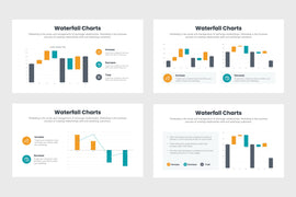 Waterfall Charts Infographics Templates for PowerPoint, Excel