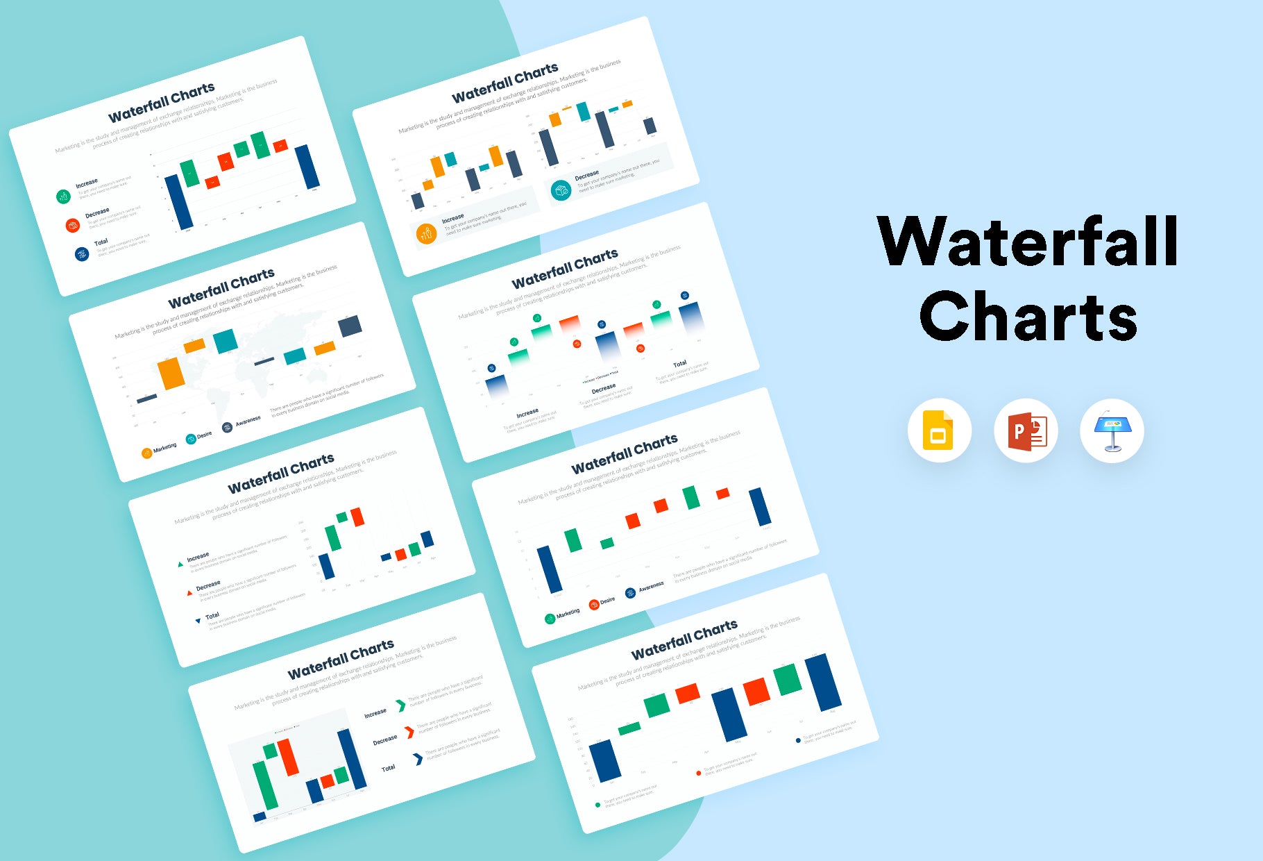 Waterfall Charts Infographics – infograpify