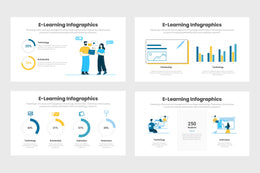 PPT e-Learning Infographics Templates for PowerPoint, Keynote, Google Slides